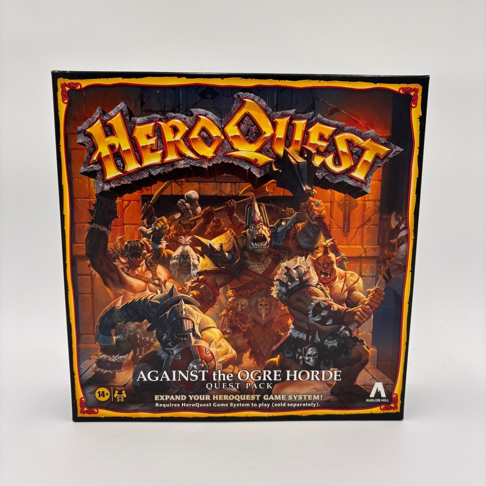 Avalon Hill HeroQuest Against the Ogre Horde Quest Pack New Expansion